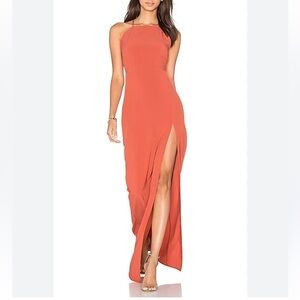 Donna Mizani Square Neck Maxi Dress